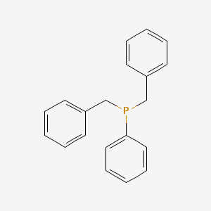 molecular formula C20H19P B1620285 Dibenzyl(phenyl)phosphane CAS No. 7650-90-0