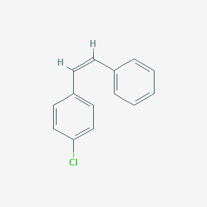 molecular formula C14H11Cl B162029 (Z)-4-Chlorostilbene CAS No. 1657-49-4