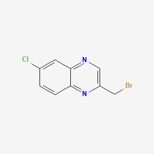 molecular formula C9H6BrClN2 B1620292 2-(bromomethyl)-6-chloroquinoxaline CAS No. 32601-89-1