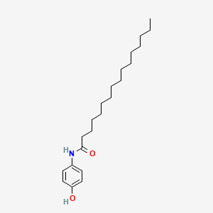 molecular formula C22H37NO2 B1620295 4'-Hydroxypalmitanilide CAS No. 74058-77-8