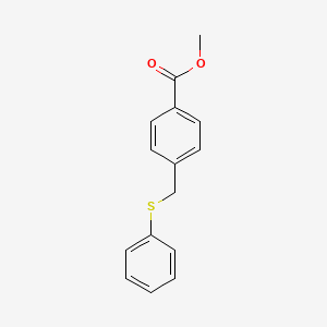 molecular formula C15H14O2S B1620306 Methyl 4-(phenylsulfanylmethyl)benzoate CAS No. 88393-07-1