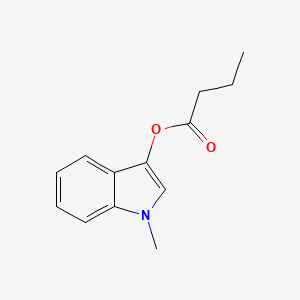 molecular formula C13H15NO2 B1620310 1-Methyl-1H-indol-3-yl butyrate CAS No. 20485-22-7