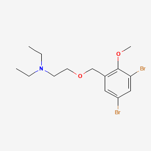 molecular formula C14H21Br2NO2 B1620325 Spasmolytol CAS No. 25333-96-4