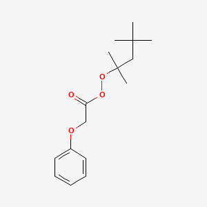Ethaneperoxoic acid, phenoxy-, 1,1,3,3-tetramethylbutyl ester