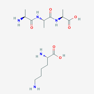 molecular formula C15H31N5O6 B162036 Poly(lysine(alanyl-alanyl-alanine)) CAS No. 130059-78-8