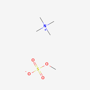 molecular formula C5H15NO4S B1620360 Tetramethylammonium methyl sulphate CAS No. 811-92-7