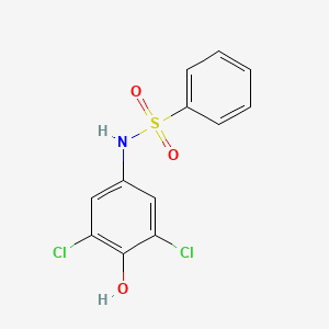 Benzenesulfonamide, N-(3,5-dichloro-4-hydroxyphenyl)-