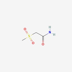 molecular formula C3H7NO3S B1620376 2-(Methylsulfonyl)acetamide CAS No. 66913-97-1