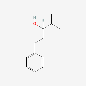 molecular formula C12H18O B1620392 4-Methyl-1-phenylpentan-3-ol CAS No. 68426-07-3