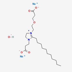 4,5-Dihydro-2-undecyl-1H-imidazole-1-ethanol, dimethylacrylate alkylated, disodium salt
