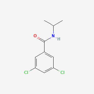 molecular formula C10H11Cl2NO B1620409 Benzamide, 3,5-dichloro-N-(1-methylethyl)- CAS No. 33244-95-0