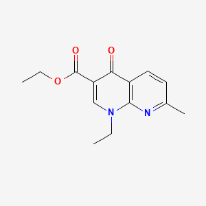 Ethyl 1-ethyl-1,4-dihydro-7-methyl-4-oxo-1,8-naphthyridine-3-carboxylate