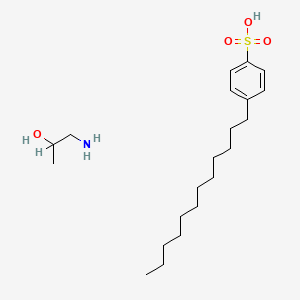 molecular formula C21H39NO4S B1620413 1-aminopropan-2-ol;4-dodecylbenzenesulfonic acid CAS No. 54590-52-2