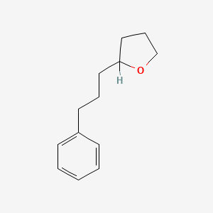 molecular formula C13H18O B1620416 2-(3-Phenylpropyl)tetrahydrofuran CAS No. 3208-40-0