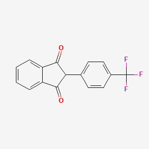 molecular formula C16H9F3O2 B1620418 Fluindarol CAS No. 6723-40-6