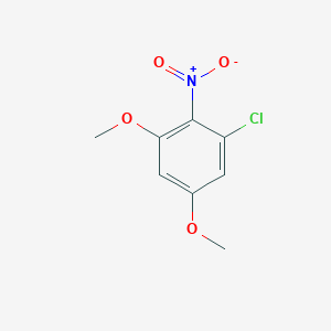 molecular formula C8H8ClNO4 B1620422 1-Chloro-3,5-dimethoxy-2-nitrobenzene CAS No. 90-25-5