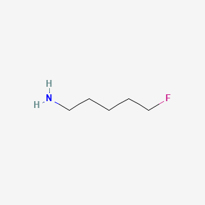molecular formula C5H12FN B1620428 5-Fluoroamylamine CAS No. 592-79-0