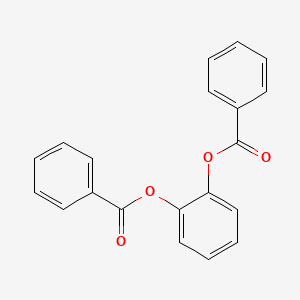 molecular formula C20H14O4 B1620431 o-Phenylene dibenzoate CAS No. 643-94-7