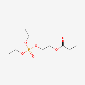 molecular formula C10H19O6P B1620433 2-((Diethoxyphosphinyl)oxy)ethyl methacrylate CAS No. 814-35-7