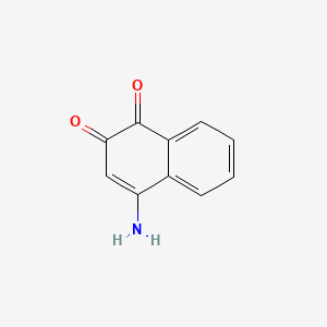 molecular formula C10H7NO2 B1620441 4-Amino-1,2-naphthoquinone CAS No. 5460-35-5