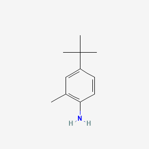 molecular formula C11H17N B1620446 4-(tert-butyl)-2-methylaniline CAS No. 2909-82-2