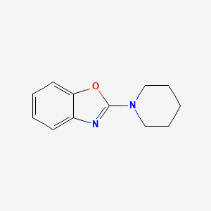 molecular formula C12H14N2O B1620451 2-Piperidinobenzoxazole CAS No. 2851-09-4