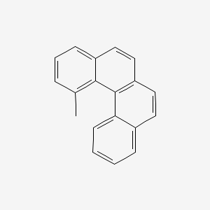 molecular formula C19H14 B1620455 1-Methylbenzo[c]phenanthrene CAS No. 4076-39-5