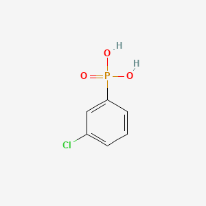 molecular formula C6H6ClO3P B1620462 3-CHLOROPHENYLPHOSPHONIC ACID CAS No. 5431-34-5