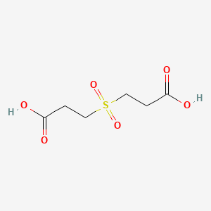 molecular formula C6H10O6S B1620466 Propionic acid, 3,3'-sulfonyldi- CAS No. 6291-88-9