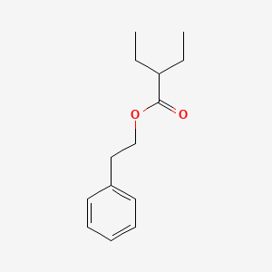 molecular formula C14H20O2 B1620467 2-Phenylethyl 2-ethylbutyrate CAS No. 6315-04-4