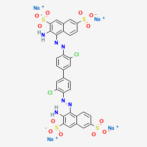 molecular formula C32H18Cl2N6Na4O12S4 B1620473 Direct Red 46 CAS No. 6548-29-4
