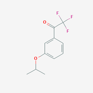 molecular formula C11H11F3O2 B1620494 3'-iso-Propoxy-2,2,2-trifluoroacetophenone CAS No. 286017-70-7