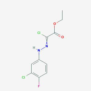 Ethyl chloro[2-(3-chloro-4-fluorophenyl)hydrazinylidene]acetate