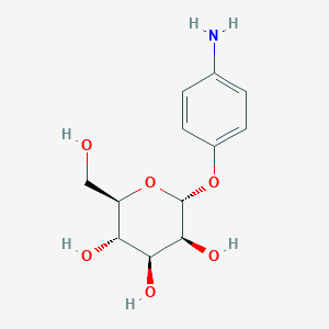 molecular formula C12H17NO6 B016205 4-Aminophenyl alpha-D-mannopyranoside CAS No. 34213-86-0