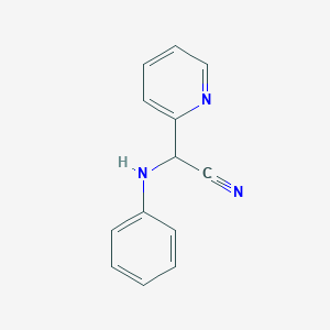molecular formula C13H11N3 B1620509 Phenylamino-pyridin-2-yl-acetonitrile CAS No. 904813-98-5