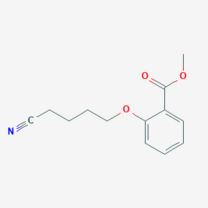 molecular formula C13H15NO3 B1620537 Methyl 2-(4-cyanobutoxy)benzoate CAS No. 289651-43-0