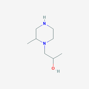 B162054 1-(2-Methylpiperazin-1-YL)propan-2-OL CAS No. 126934-46-1