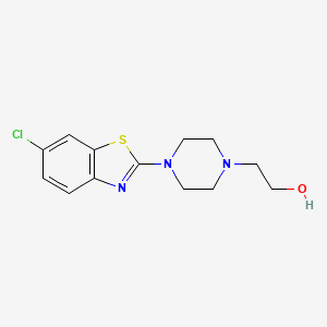 2-[4-(6-Chloro-1,3-benzothiazol-2-yl)piperazino]ethan-1-ol