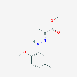 molecular formula C13H18N2O3 B1620556 Ethyl 2-[2-(2-methoxy-5-methylphenyl)hydrazono]propanoate CAS No. 465515-28-0