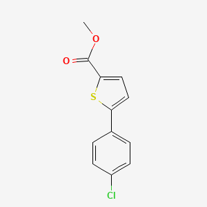 molecular formula C12H9ClO2S B1620565 Methyl 5-(4-chlorophenyl)thiophene-2-carboxylate CAS No. 649569-56-2