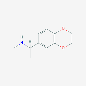 1-(2,3-dihydro-1,4-benzodioxin-6-yl)-N-methylethanamine