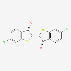 6-Chloro-2-(6-chloro-3-oxobenzo[B]thien-2(3H)-ylidene)benzo[B]thiophene-3(2H)-one