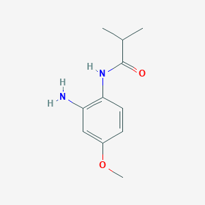 molecular formula C11H16N2O2 B1620573 N-(2-amino-4-methoxyphenyl)-2-methylpropanamide CAS No. 436090-31-2