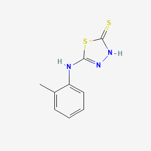 5-o-Tolylamino-[1,3,4]thiadiazole-2-thiol