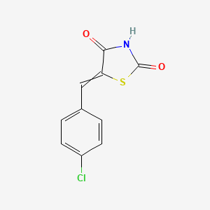 molecular formula C10H6ClNO2S B1620581 5-(4-Chlorobenzylidene)-2,4-thiazolidinedione CAS No. 24138-83-8