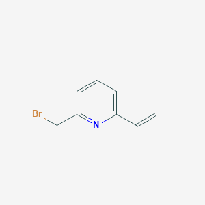 molecular formula C8H8BrN B1620587 2-Bromomethyl-6-vinylpyridine CAS No. 442910-37-4