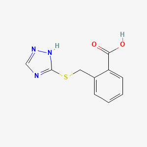 2-[(4H-1,2,4-triazol-3-ylthio)methyl]benzoic acid