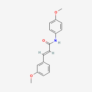 (2E)-3-(3-Methoxyphenyl)-N-(4-methoxyphenyl)prop-2-enamide