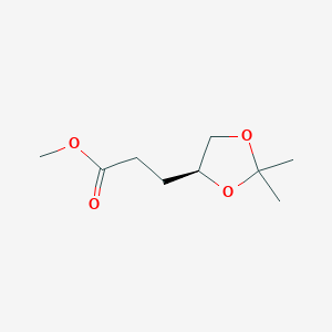 (S)-Methyl 3-(2,2-dimethyl-1,3-dioxolan-4-yl)propanoate
