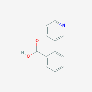 molecular formula C12H9NO2 B162062 2-(Pyridin-3-yl)benzoic acid CAS No. 134363-45-4
